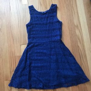 Lacy blue dress